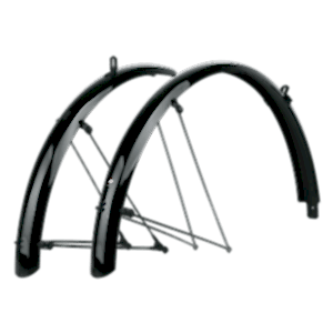 SKS Bluemels Basic 28'' 55 mm Siyah Ön/Arka Çamurluk Seti