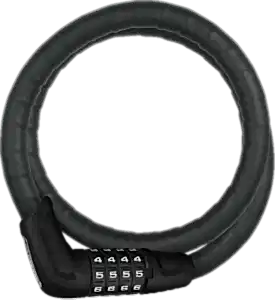 Abus Tresorflex 6615C/85/15 Bracket SCMU Şifreli Bisiklet Kilidi - Siyah