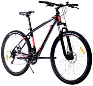 Geotech Mode 27,5 Jant 21 Vites Dağ Bisikleti - Siyah - Kırmızı- Gri