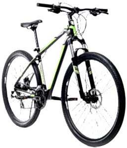 Geotech Mode 2 29 Jant 24 Vites Dağ Bisikleti - Siyah - Yeşil - Gri