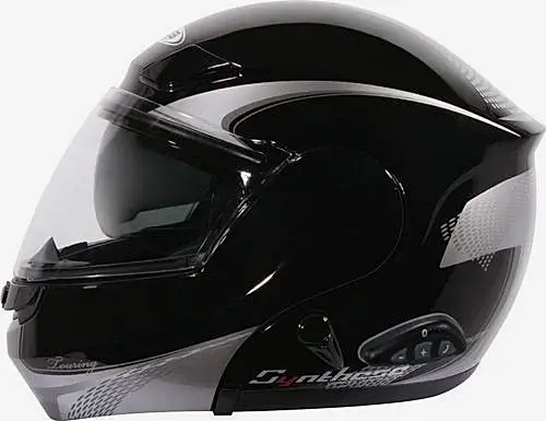 Zeus ZS 3000 E Bluetooth Özellikli Motosiklet Kaskı - Siyah