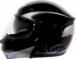 Zeus ZS 3000 E Bluetooth Özellikli Motosiklet Kaskı - Siyah