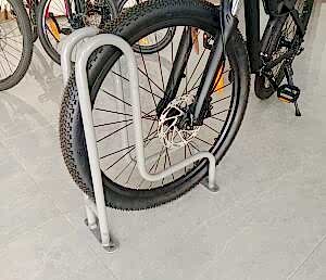 Bisico Bisiklet Park Yeri Demiri L Tipi Tekli Gri