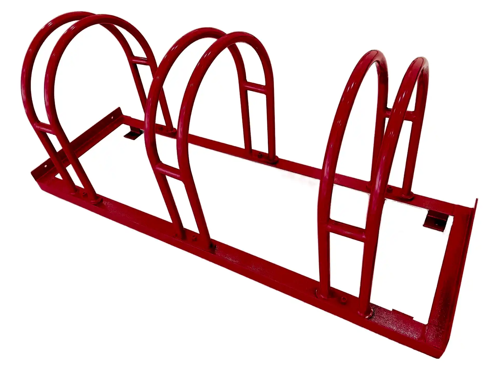 Bisico Bisiklet Park Yeri Demiri U Tipi Üçlü Kırmızı