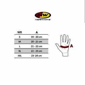 Northwave Spider Uzun Parmak Eldiven - Gri/Siyah