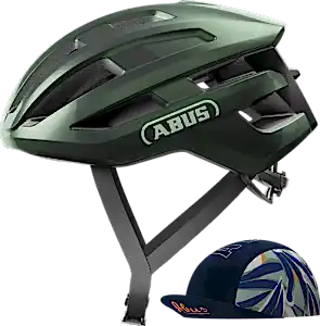 Abus PowerDome ACE Yetişkin Yol Bisiklet Kaskı - Moss Green