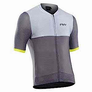 Northwave Storm Air Jersey Kısa Kollu Bisiklet Forma - Gri/Sarı