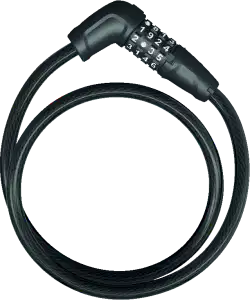 Abus 6412C/120 Şifreli Bisiklet Kiliti - Siyah