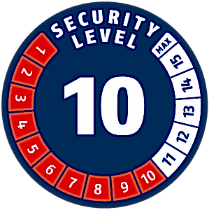 Abus IVEN Chain 8210/140 Anahtarlı Kilit Siyah