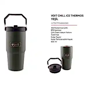Voit Chill Ice Termos 600 ML - Yeşil