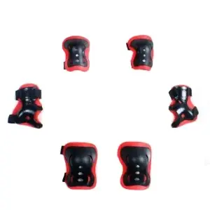 Tex NBYC 961 Çocuk Dizlik Dirseklik Koruma Seti - Kırmızı