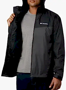 Columbia Glennaker Sherpa Lined Erkek Yağmurluk - Siyah