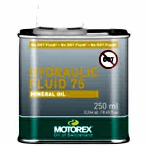 Motorex Hydraulic Fluid 75 Hidrolik Disk Fren Yağı 250 ml Shimano Uyumlu