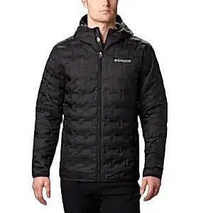 Columbia Delta Ridge Down Hooded Erkek Siyah Mont