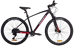 Geotech Mode Elite 27,5 Jant 9 Vites HD Dağ Bisikleti - Mat Siyah Kırmızı 2025