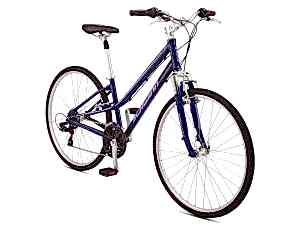 Schwinn Voyageur Step-Thru 28 Jant Fitness Hibrit Şehir Bisikleti - Navy - MD