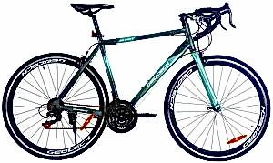 Geotech Air Speed 5 Yol Yarış Bisikleti - Mat Gri/Turkuaz