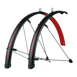 SKS Bluemels Stingray 28'' 45 mm Ön/Arka Çamurluk Seti - Kırmızı