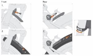 SKS Velo 42 Urban 28 Jant Bisiklet Çamurluk Seti