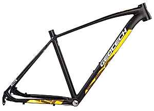 Geotech Mode Elite 27,5 MTB Kadro Mat Siyah/Sarı L