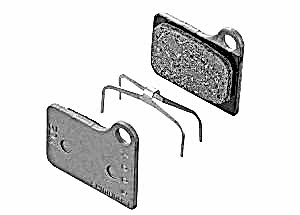 OEM Disk Fren Balatası Shimano XT Eski Tip 4 Piston Yaysız