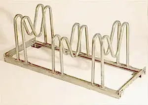 Bisico M Tipi Bisiklet Park Yeri 3lü Set Galvanizli