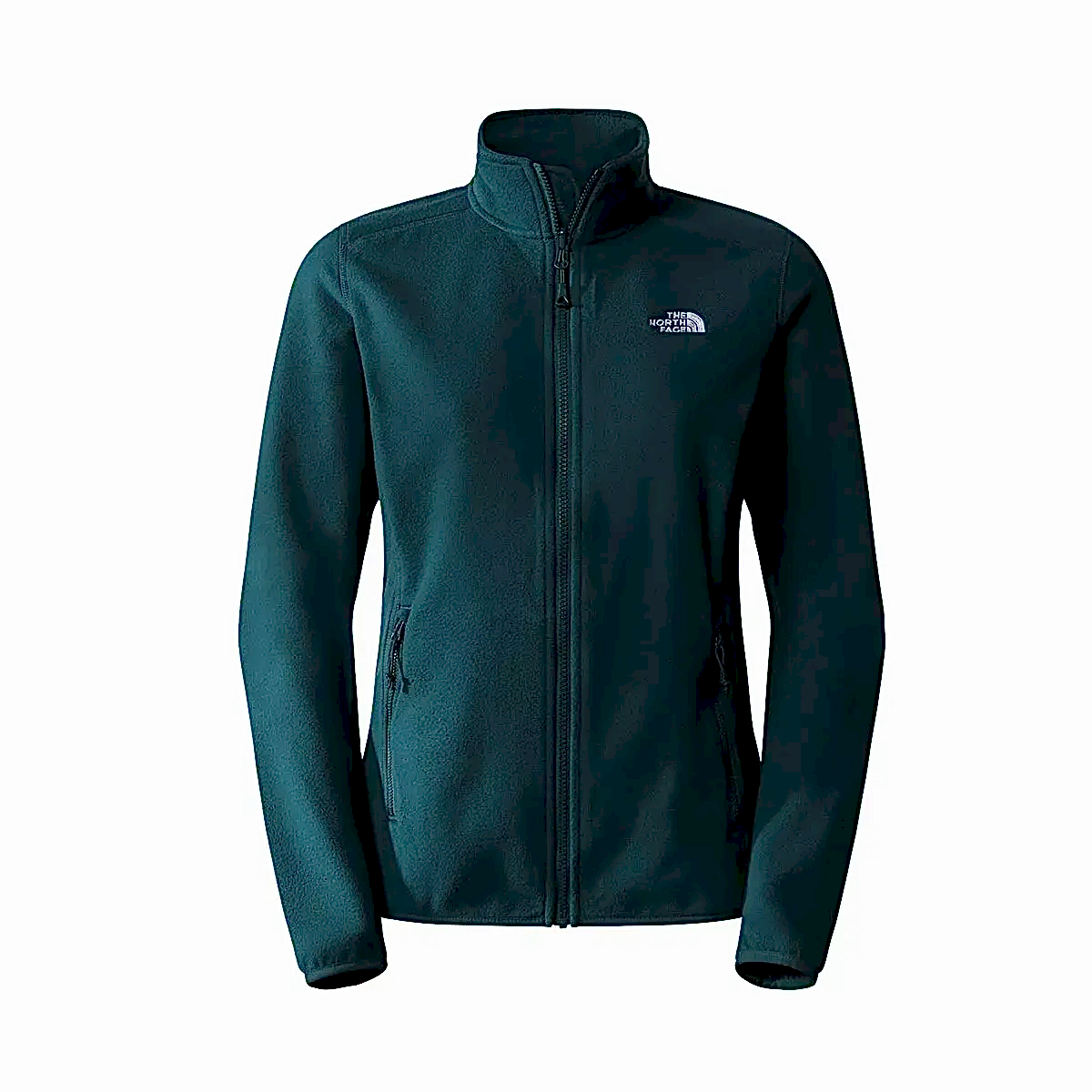 The North Face 100 Glacier Tam Fermuarlı Kadın Polar Ceket Yeşil