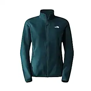 The North Face 100 Glacier Tam Fermuarlı Kadın Polar Ceket Yeşil