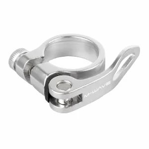 M-Wave QR Sele Kelepçesi Gümüş 34.9 mm