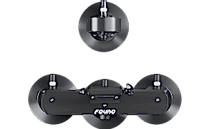 Bisico Fovno Bir Bisiklet için Araç Tavan Üstü Vakumlu Bisiklet Taşıyıcı