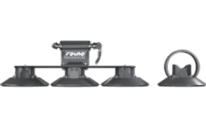 Bisico Fovno Bir Bisiklet için Araç Tavan Üstü Vakumlu Bisiklet Taşıyıcı