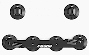 Bisico Fovno İki Bisiklet için Araç Tavan Üstü Vakumlu Bisiklet Taşıyıcı