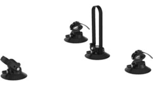 Bisico Fovno Bir Bisiklet için Araç Tavan Üstü Vakumlu Ters Bisiklet Taşıyıcı