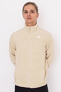 The North Face 100 Glacier Tam Fermuarlı Erkek Polar Ceket - Grave