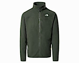 The North Face 100 Glacier Tam Fermuarlı Erkek Polar Ceket - Thyme