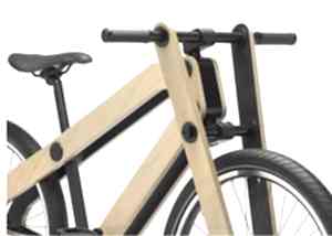 Sandwichbikes Small Wooden Fork Özel Ahşap Bisiklet