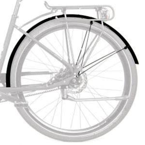 SKS Bluemels Stripes 55 mm 27.5, 28, 29 Jant Bisiklet Ön/Arka Çamurluk Seti Siyah