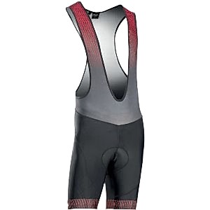 Northwave Origin Bibshort Askılı Kısa Tayt - Siyah/Kırmızı