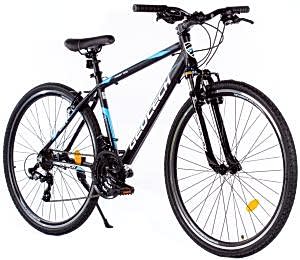 Geotech Trip 28 Econ 3 28 Jant 21 Vites Şehir Tur Bisikleti - Siyah - Mavi