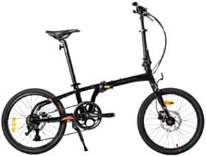 Geotech Fold Up 20.4 20 Jant 8 Vites HD Katlanır Bisiklet - Siyah