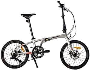 Geotech Fold Up 20.4 20 Jant 8 Vites HD Katlanır Bisiklet - Gümüş