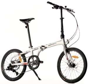 Geotech Fold Up 20.4 20 Jant 8 Vites HD Katlanır Bisiklet - Gümüş