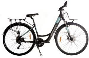 Geotech Life 28 0.1 28 Jant 27 Vites HD Şehir Tur Bisikleti - Mat Siyah Mavi