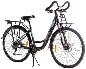 Geotech Life 28 0.1 28 Jant 27 Vites HD Şehir Tur Bisikleti - Mat Siyah Mavi