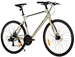 Geotech Trip 4 28 Jant 24 Vites HD Şehir Tur Bisikleti - Gri