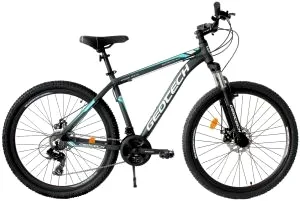 Geotech Mode 27,5 Econ 2 27.5 Jant 24 Vites Dağ Bisikleti - Gri/Turkuaz