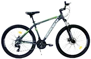 Geotech Mode 27,5 Econ 2 27.5 Jant 24 Vites Dağ Bisikleti - Gri/Yeşil