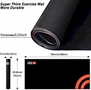 ThinkRider Cycling Trainer Floor Mat