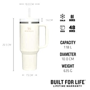 Stanley Quencher Pipetli Termos Bardak 1.18 Lt - Krem 10-10824-453