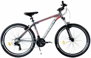Geotech Mode 27,5 Econ 3 27.5 Jant 21 Vites Dağ Bisikleti Gri/Kırmızı